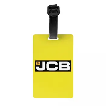 Изготовленная на заказ багажная бирка JCB с именной картой конфиденциальности Идентификационная этикетка для дорожной сумки