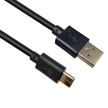 Двойная прямая головка USB 2.0 с позолоченным покрытием на разъем USB 3.1 C-типа, прямоугольный кабель синхронного преобразователя нагрузки, кабель передачи данных, 10 см