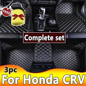 Автомобильные коврики для Honda CRV 2017 2018 2019 2020 2021 Изготовленные на заказ автомобильные коврики