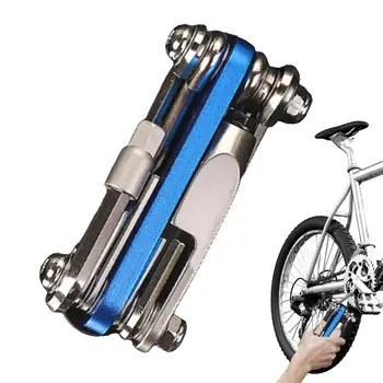 Многофункциональный набор инструментов для ремонта велосипедов с внутренним шестигранным ключом Аксессуары для резки цепи Складной инструмент Ремонт велосипедов