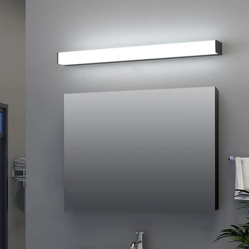  Внутренний декор Светодиодный настенный светильник Современный простой стиль Ванная комната Спальня Туалетный столик Лампы Длинные полосы Косметические зеркала AC85-265V