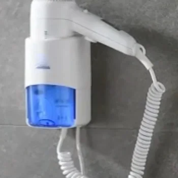 Настенный электрический фен ванная комната полка для фена гостевой комнаты двойная розетка 18А без перфоратора установка ящик для мытья рук