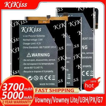 Kikiss Аккумулятор для мобильного телефона Elephone Vowney / Vowney Lite VowneyLite / U3H 6,53 дюйма / PX / G7 Сменные батареи
