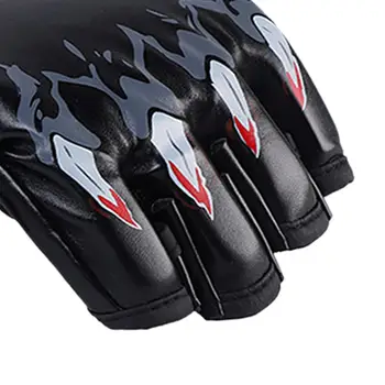 боксерские перчатки дышащая защитная экипировка для мужчин и женщин боксерская груша спарринг коготь тигра и черный