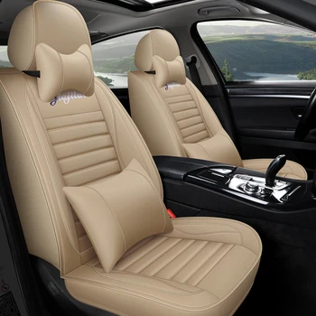 Универсальный чехол на сиденье автомобиля из искусственной кожи для Lincoln Все модели автомобилей MKZ MKC MKX MKT Navigator Аксессуары для интерьера Aviator