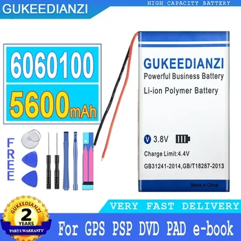 5600 мАч GUKEEDIANZI Батарея 6060100 Для GPS для PSP DVD PAD электронная книга планшетный пк внешний аккумулятор Ноутбук мобильный Big Power Bateria