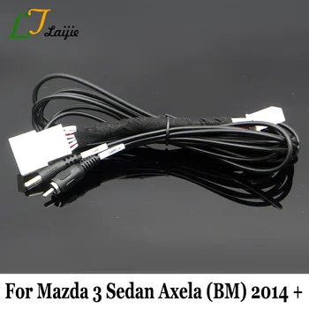 12-контактный кабель-адаптер для Mazda 3 Mazda3 Axela Sedan BM Камера заднего вида к оригинальному экрану, не повреждая автомобильную проводку