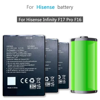 2450 мАч LIW38245 Батарея для смартфона Hisense Infinity F17 Pro f16 Высококачественная батарея