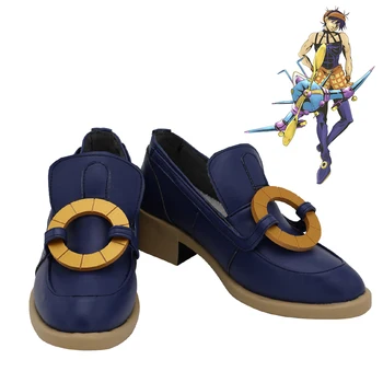 Narancia Ghirga Обувь Косплей JoJo's Bizarre Adventure Ботинки Фиолетовый Версия 1