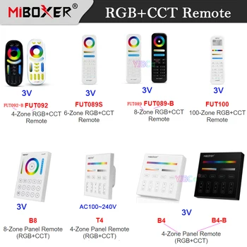 Milight 4 6 8 100 зон 2.4G RF Remote 86 Sty Диммер Переключатель Интеллектуальная сенсорная панель Управление контроллером MiBoxer RGBCCT Светодиодная лампа