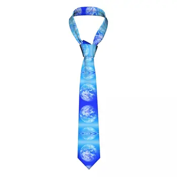 Галстук для мужчин Формальные узкие галстуки Классический мужской абстрактный Земля Планета Свадебный галстук Джентльмен Узкий