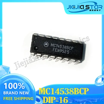 Электроника-Моностабильный мультигармонический чип, MC14538BCP, MC14538B, DIP16, 100% оригинальный, 3-20 шт., бесплатная доставка