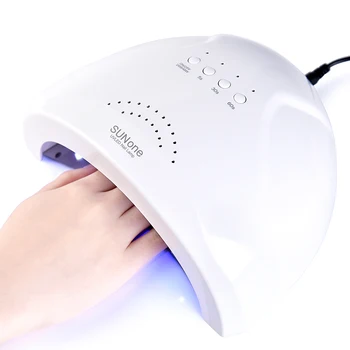 LED Лампа для сушки ногтей 48 Вт Быстроотверждаемая УФ-лампа Сушка геля для ногтей Гель Лак для ногтей Зарядка Профессиональное маникюрное оборудование