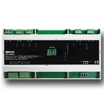 HS-4DIMU4 4-канальный симисторный диммируемый модуль для управления диммером светодиодного освещения RS485 поддерживает CRESTRON Control4 AMX
