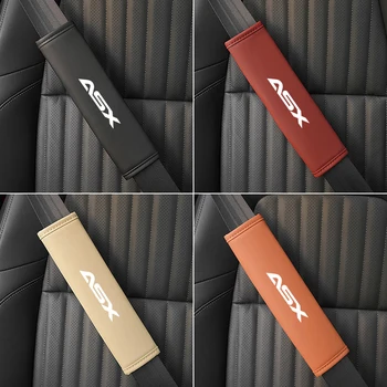 Автомобильные накладки на ремень безопасности Подушка для плечевого ремня сиденья для Mitsubishi ASX 2010 2011 2012 2013 2014 2015 2016 2017
