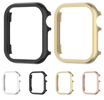 Алюминиевая крышка для Apple Watch Бампер Чехол 42 мм 38 мм 40 мм 44 мм Корпус для iwatch Series 7 6 5 4 3 2 1 Защитный чехол с металлической рамкой