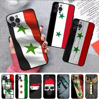 Чехол для телефона с флагом Сирии для iPhone 14 11 12 13 Mini Pro XS Max Cover 6 7 8 Plus X XR SE 2020 Funda Shell