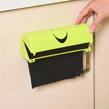 1 шт. Настенный шкаф для ванной комнаты Коробка для хранения пластиковых пакетов Мусорные баки Кухонные мешки для мусора Домашнее хранение Стойка для хранения мешков для мусора