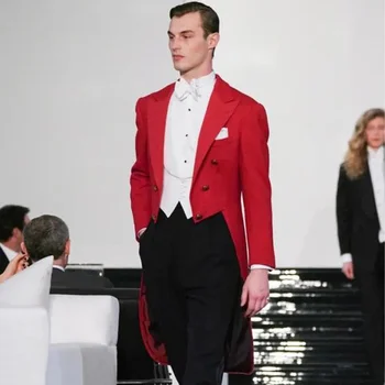Формальный костюм для мужчин Блейзеры Роскошный дизайнерский мужской пиджак Serge Двубортный повседневный Slim Fit Свадебный жених Мужское пальто