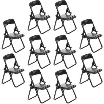 10 шт. Мини-стул Миниатюрный стул Модель стула Подставка для телефона Пляжный стул Держатель телефона Подставка