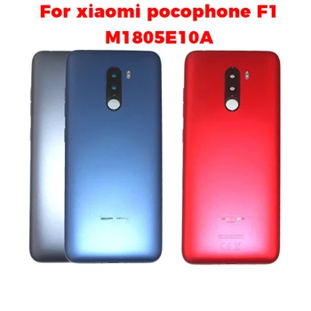 Новое для Xiaomi POCOPHONE F1 Задняя крышка аккумуляторного отсека Корпус задней двери Чехол Заменить Mi Poco F1 с логотипом объектива