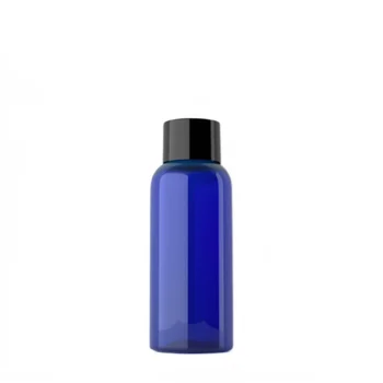  Оптовая продажа Портативные пластиковые упаковочные бутылки Cobalt Blue объемом 50 мл ПЭТ Travel Coemtic Bottles Packaging