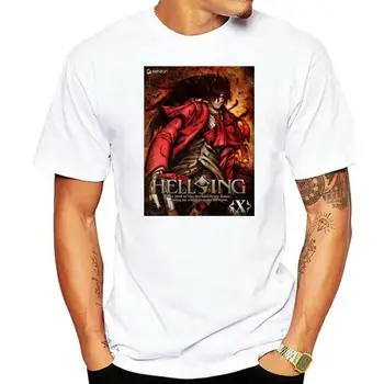 Новый Hellsing Ultimate Аниме Телешоу Постер Мужская футболка Размер S-2XL Унисекс Свободный крой Футболка