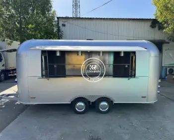  Новый Airstream DOT CE Certified Food Cart Outdoor Mobile Food Truck для торговли для ресторанов и пекарен