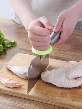 Креативное приспособление для нарезки овощей силовая крышка ножа из нержавеющей стали отбивная куриные ножки с рыбьей костью силовая рама кухонный держатель для ножей