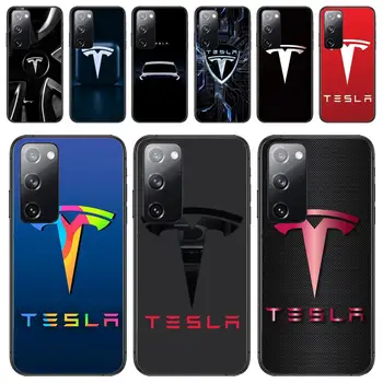 Tesla Автомобильный чехол для телефона Роскошный дизайн Мода для Samsung Galaxy S23 S21 S10 S30 S20 S22 S8 S9 S30 Pro Plus Ultra Fe Чехлы