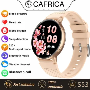CAFRICA S53 Умные часы Женщины Монитор сердечного ритма Артериальное давление Менструальный цикл Bluetooth Call Умные часы для Android IOS