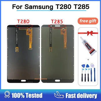 Новая 7-дюймовая ЖК-панель для Samsung Galaxy Tab A 7.0 2016 SM-T280 SM-T285 T280 T285 ЖК-дисплей с сенсорным экраном Дигитайзер в сборе