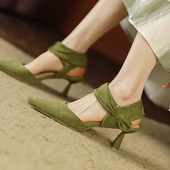 бесплатная доставка мягкая овчина натуральная кожа выставляет каблук высокий каблук обувь лето уличная мода женские сандалии каблуки обувь