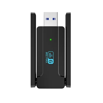USB-адаптер WiFi Беспроводная сетевая карта USB3.0 WiFi6 AX1800M двухдиапазонная высокоскоростная сетевая карта 2,4 Гбит/с / 5 ГГц