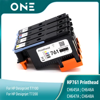 Для печатающей головки HP 761 Печатающая головка HP761 CH645A CH646A CH647A CH648A Для принтера HP Designjet T7100 T7200 Cabeça