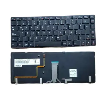 Новая латинская клавиатура LA для Lenovo Ideapad Y480 Y480A Y480N с подсветкой Черный SP Испанский