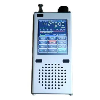 Новый ATS120 SI4732 ESP32 Bluetooth SSB FM RDS 64-108 МГц AM LSB USB Вседиапазонный радиоприемник + 2,4-дюймовый сенсорный ЖК-дисплей