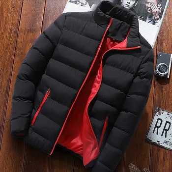 2023 Новая зимняя теплая упаковываемая куртка пуховик легкий мужской паркас пальто стеганая мягкая верхняя одежда кардиган мужская уличная одежда