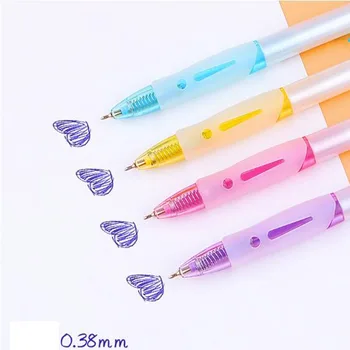 4 шт./уп. Шариковая ручка с фруктовым ароматом 0,38 мм синего цвета