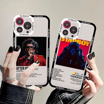 The Weeknd Минималистичный чехол для телефона для IPhone 14 13 12 11 Pro Max Mini X Xs XR 6 7 8 Plus SE 2020 Прозрачный чехол