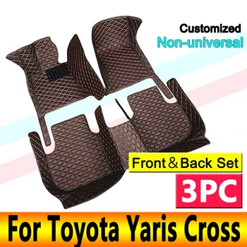 Негибридные автомобильные коврики для Toyota Yaris Cross Yarisu Kurosu XP210 2021 2022 2023 Водонепроницаемые накладки Автомобильные аксессуары 2012