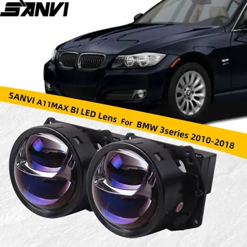 SANVI A11max Bi Светодиодный прожектор Объектив для автомобильной фары с рамкой для BMW E90 E91 318 320 325 328 335 F30 F35 2010-2015