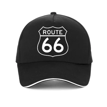 Route 66 Mother Road Бейсболка мужская женская модная шляпа для мужчин 100% хлопок регулируемые шляпы Snapback Hip Hop Bone
