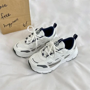 Новые кроссовки для мужчин Сетчатая повседневная спортивная обувь Высококачественная обувь для бега для пар Обувь для ходьбы для мальчиков и девочек Женская обувь для пап