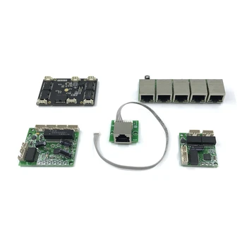 Неуправляемый 5-портовый модуль промышленного Ethernet 10/100 Мбит/с Материнская плата Ethernet Печатная плата OEM Порты с автоматическим определением
