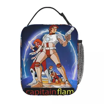 Capitaine Flam Captain Future Термоизолированная сумка для ланча для школы 2023 г. Сумки для пищевых контейнеров Мужчины Женщины Термокулер Ланч-бокс