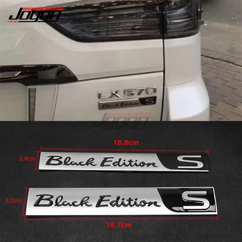  1 шт. ABS Задний багажник Специальный черный чехол для Lexus LX570 2008-2019 Эмблема Значок Наклейка Автомобильные аксессуары Автомобильные товары