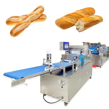 Автоматическое хлебопекарное оборудование Хлебопекарное оборудование для выпечки хлеба Хлебобулочные изделия Линия по производству хлебобулочных изделий Французская машина для изготовления багетов