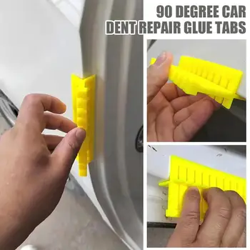  90 градусов Клеевые вкладки для ремонта вмятин на автомобиле PDR King Dent Угловые вкладки для удаления Правые вкладки Пластик