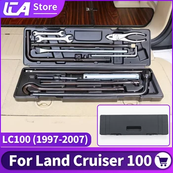 Для 1997-2007 Toyota Land Cruiser 100 Багажник Багажник Аварийный ящик для инструментов LC100 Интерьер Модернизированные аксессуары Модификация